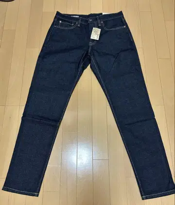 미사용 새상품 MUJI 데님 팬츠 데님 테이퍼드 31