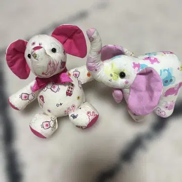 코끼리 봉제 인형 세트