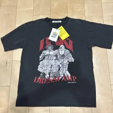 DRESSCAMP 한마 바키 집합 흐릿한 T셔츠 L 사이즈 BAKI