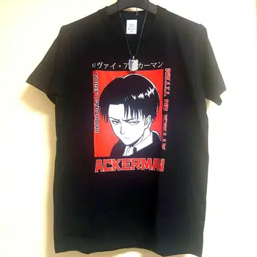 진격의 거인 리바이 조사병단 T셔츠 목걸이 attackontitan