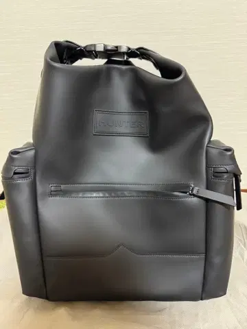 HUNTER 블랙 백팩