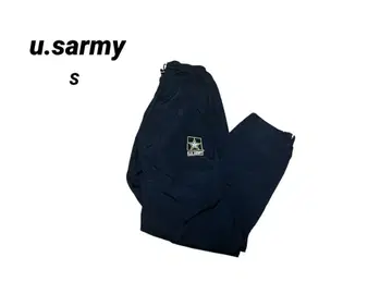 미군 U.S ARMY 공군 나일론 트레이닝 팬츠 블랙 S