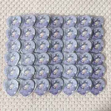 닌타마 란타로 난자타운 난자 하트 캔뱃지 42개