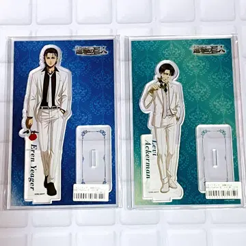 진격의 거인 엘렌 and 리바이 가라오케 철인 아크릴 스탠드