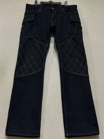 코지마 진스 KOJIMA GENES 더블니 카고 스트레치 데님 팬츠