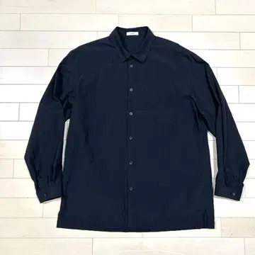 2024S/S ATON 긴팔 셔츠 네이비