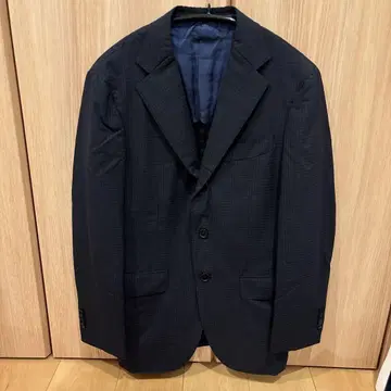 블랙 체크 무늬 비즈니스 정장 상하의 빔즈F