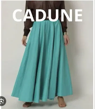 [택 포함 미사용] CADUNE 시어 컬러 스커트 M 사이즈