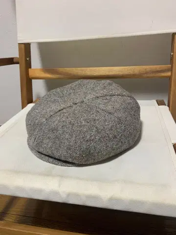 NEW YORK HAT 트위드 뉴스보이 브라운