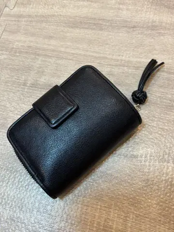 츠치야 가방 가제트 코드 지퍼 미디엄 지갑 블랙