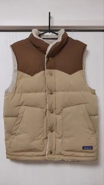 Patagonia 다운 베스트 베이지 브라운