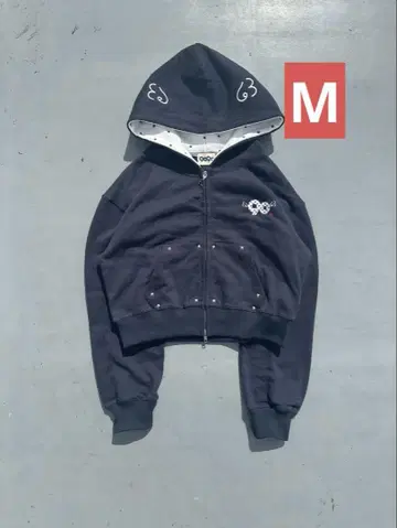 90 Logo Dot Zip Hoodie