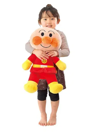 [ 새상품 미개봉 ] 호빵맨 후와린 스마일 봉제 인형 L