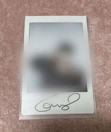 E'LAST 원준 사인 폴라로이드
