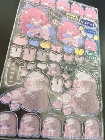 브이스포 타치바나 히나노 네코타 츠나 아크릴 파츠