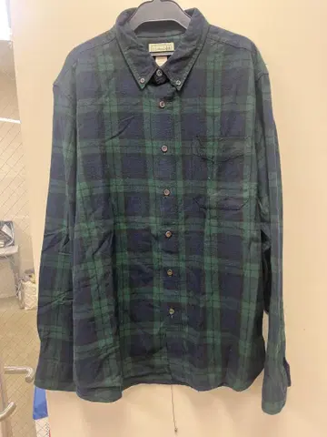 L.L.Bean XL 플란넬 셔츠 엘엘빈 타탄 체크