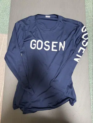 GOSEN 네이비 롱 슬리브 T셔츠