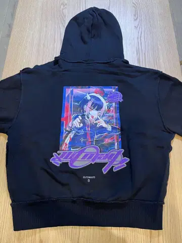 계속 한밤중이면 좋을 텐데 잔기 후디 5주년 L 사이즈