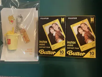 Butter 필름 10장 2개 + McDonald x BTS 키링