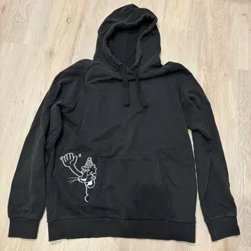PUMA 후드티 맨투맨 슈퍼팬서 캐릭터 블랙 블랙 컬러