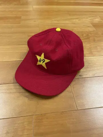 EBBETS FIELD FLANNELS 빨간색 캡 MADE IN USA