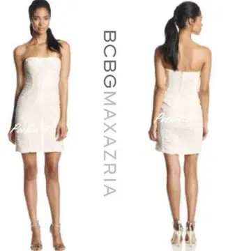 BCBGMAXAZRIA 슬리브리스 원피스 블랙