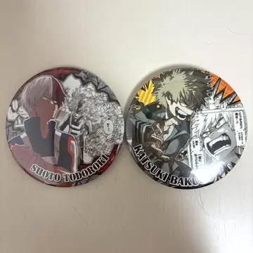토도로키 쇼토 바쿠고 카츠키 캔뱃지 2개 세트
