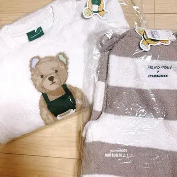 젤라피케 x 스벅 룸웨어 상하의 세트 (모카 베이지)