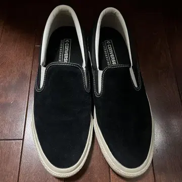CONVERSE 스웨이드 블랙 슬립온