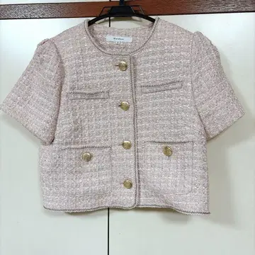Rirandture 리랜드트루 반팔 트위드 자켓