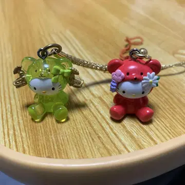 캐릭터형 스트랩 2개 세트