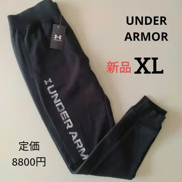 새상품 언더아머 UA 라이벌 플리스 그래픽 조거 팬츠 XL
