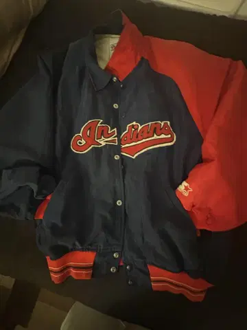 STARTER 90s USA 인디언스 나일론 자켓 MLB