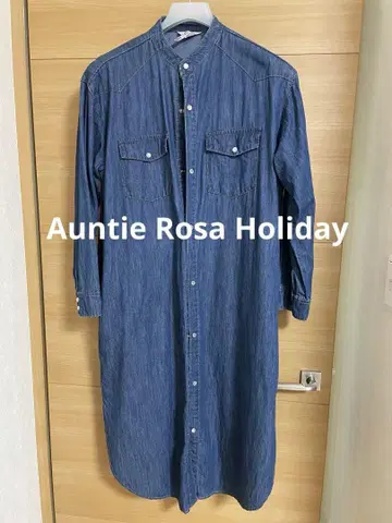 Auntie Rosa Holiday 홀리데이! 웨스턴 데님 원피스