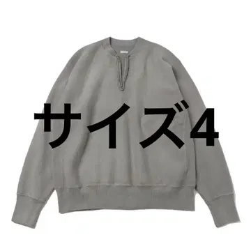 a.presse 빈티지 하프 집 스웨트셔츠 4