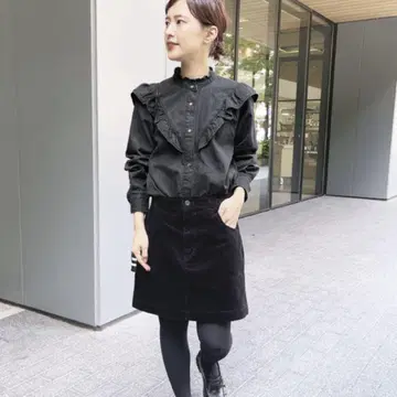 Spick & Span 긴팔 블라우스 FREE 블랙 여성용