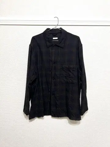 LIDIM 블랙 체크 셔츠 M