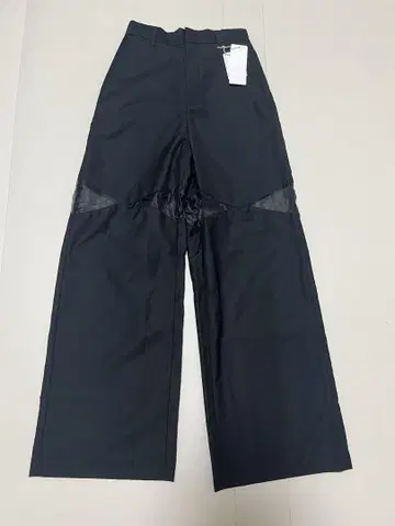 HARE 블랙 시스루 팬츠 F 사이즈 택 포함
