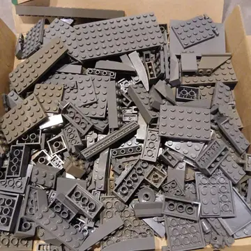 17 LEGO 그레이 컬러 부품 묶음 판매
