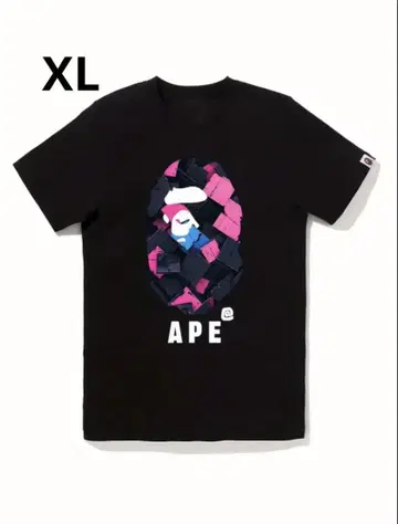 APE 그래픽 프린트 T셔츠 XL