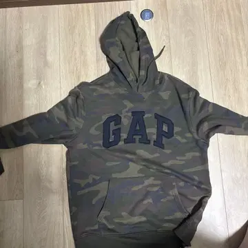 GAP 카모 패턴 후드티