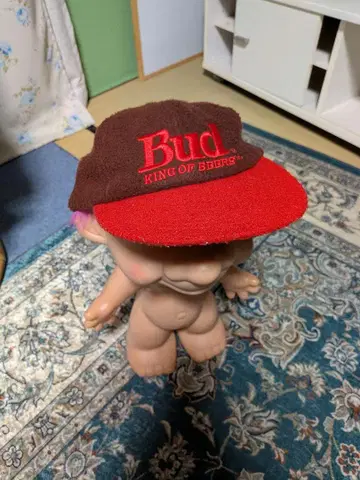 90s 기업 Bud KING OF BEERS 플리스 캡