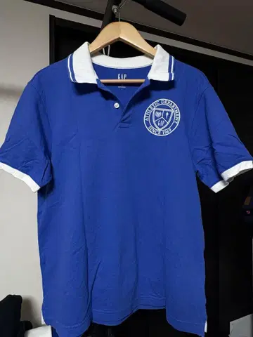 GAP 피케 셔츠 XS 파랑