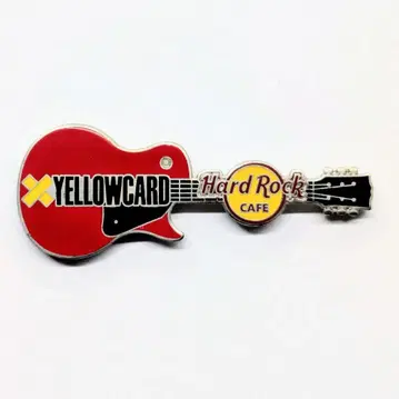 YELLOWCARD 하드 록 카페 핀 배지