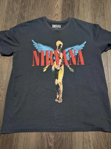 NIRVANA 그래픽 T셔츠 XL