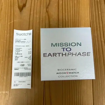 [ 미사용 새상품 ] Swatch MISSION TO EARTHPHASE