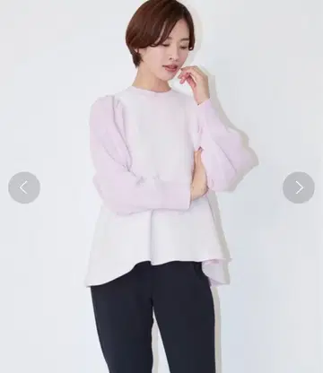 서클 플레어 컬러레이션 니트
