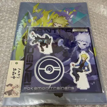 Pokemon Trainers 아크릴 스탠드+클리어 파일 덴지