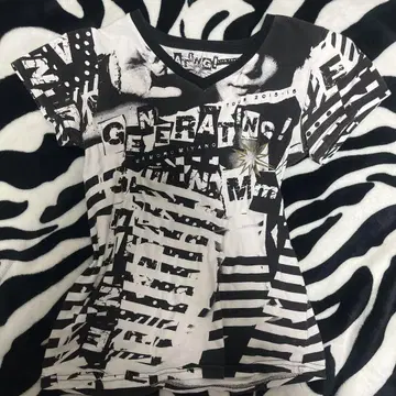 y2k 헤이세이 GENERATIONS 그래픽 티셔츠