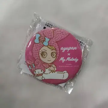 미사용 새상품 하마사키 아유미 ayupan x 마이멜로디 캔뱃지